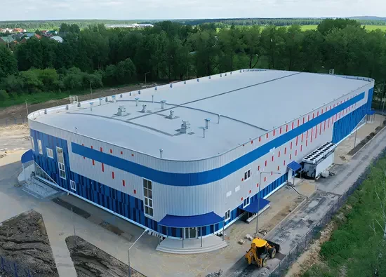 Металлокаркасы для спорткомплексов